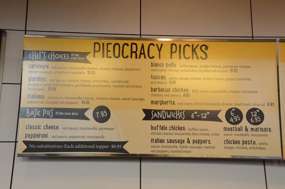 Pieocracy Pizza Giardino Pizza
