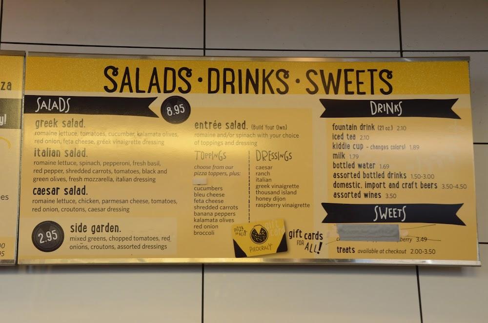 Pieocracy Pizza Menu image 3